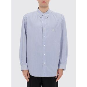 Balmain Men Striped Cotton Shirt Balmain